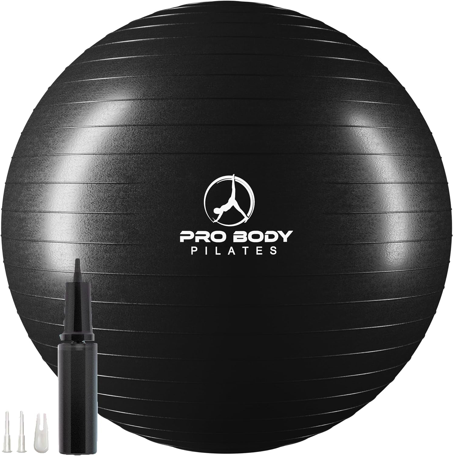 Yoga Ball - Gym Grade Exercise Ball | Sizes 45/55/65/75/85 Cm, 880 Lb Load, CA 10P Cert, PT & Prenatal Use, Recommended by Obs, Pump