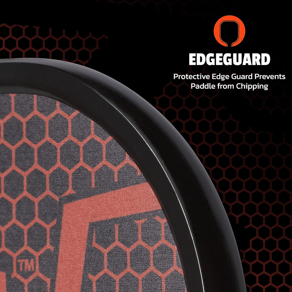 Graphite MOD Z5 Carbon Fiber Pickleball Paddle with Wide-Body Shape. Honeycomb Core, Graphite Face & Cushion Comfort Pickleball Paddle Grip