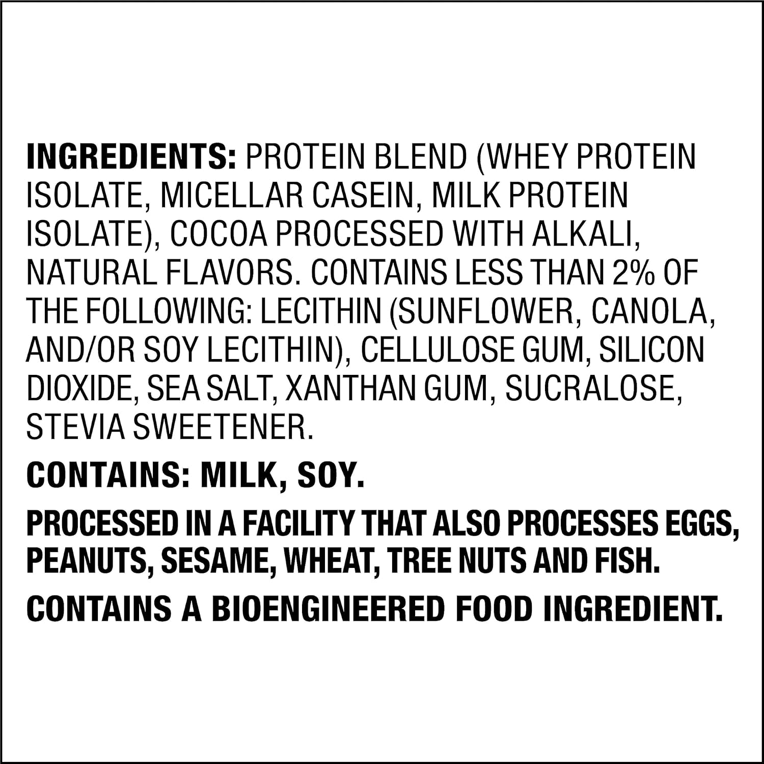 Nutrition Chocolate Milkshake Protein Powder, 22G Protein, 2G Net Carbs, 1G Sugar, Low Carb, Gluten Free, 1.6 Pound, 24 Servings