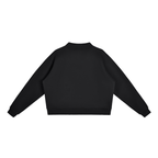 Essentials Fleece Mock-Neck Crew Sweatshirt