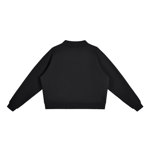 Essentials Fleece Mock-Neck Crew Sweatshirt
