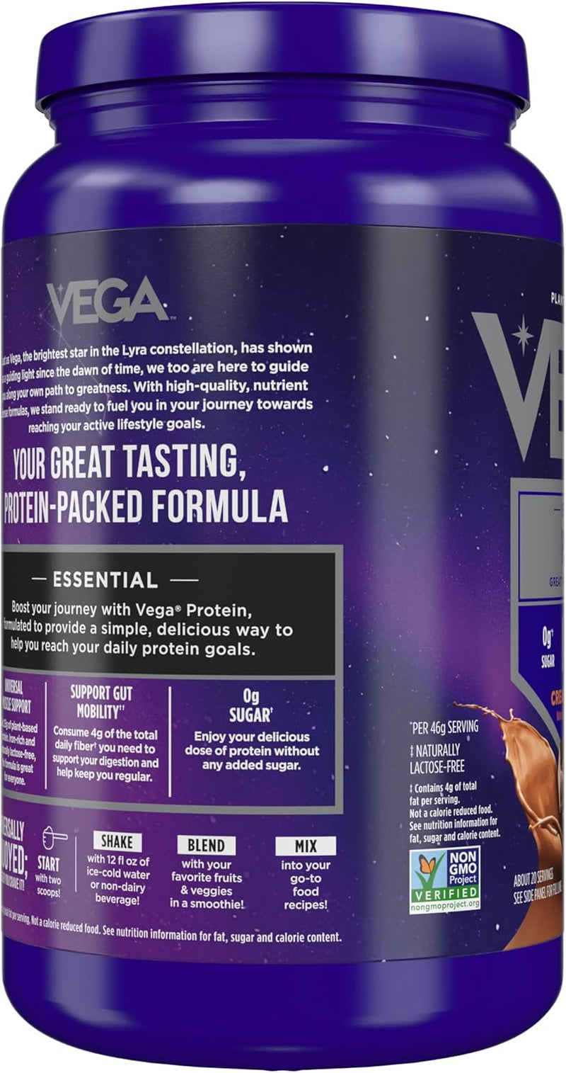 Essential Protein – 25G n Protein Powder, Rich Chocolate for a High Protein, Zero Sugar Shake – Large Tub, 32.5Oz (20 Servings)
